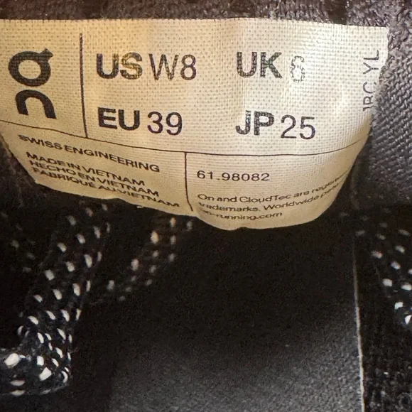 Oncloud Cloudmonster Women's Running Sneakers Magnet Shark Size 8 - Picture 8 of 8